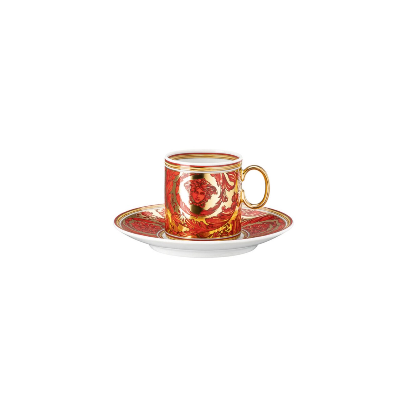 Medusa Garland Espresso Cup and Saucer Versace Rosenthal