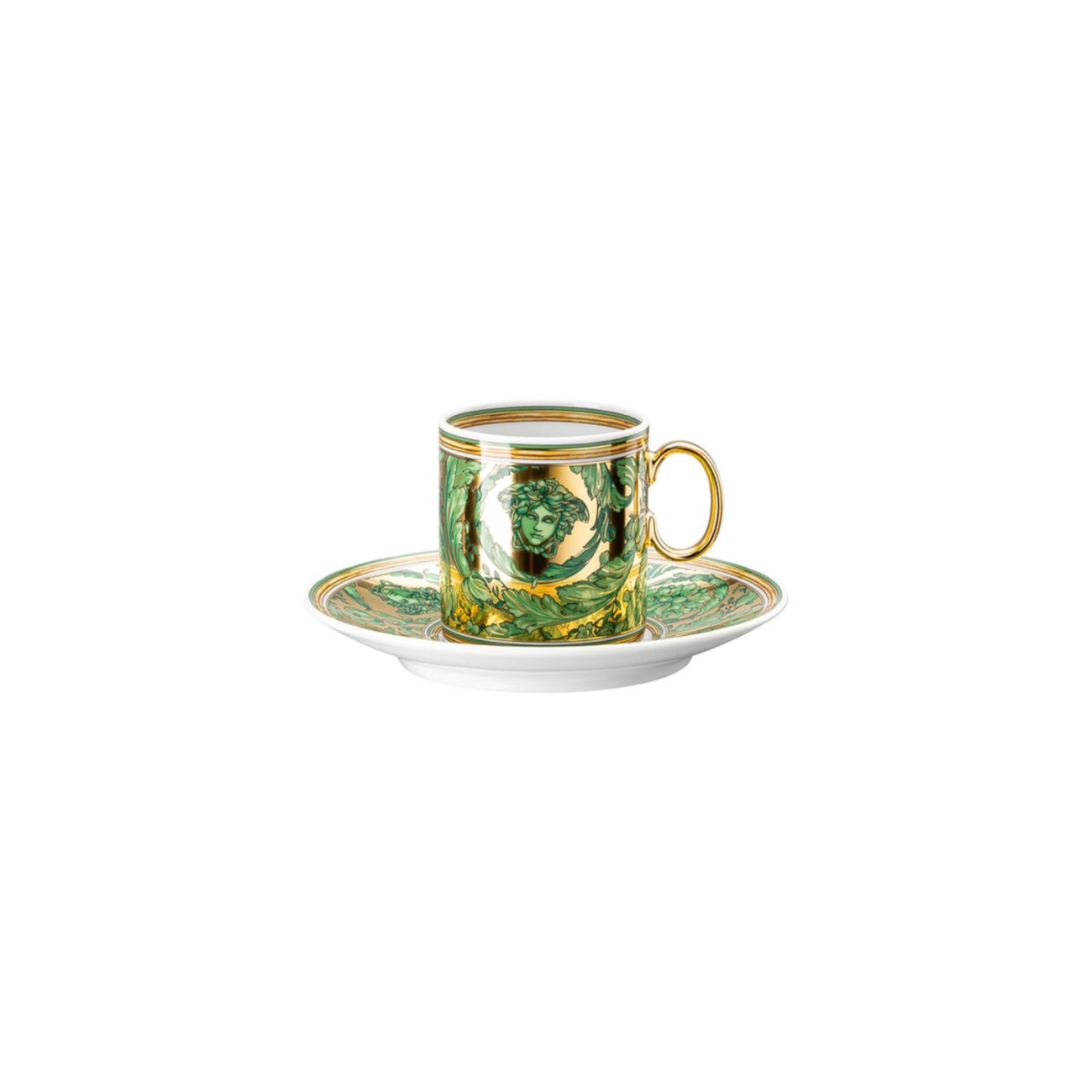 Medusa Garland Espresso Cup and Saucer Versace Rosenthal