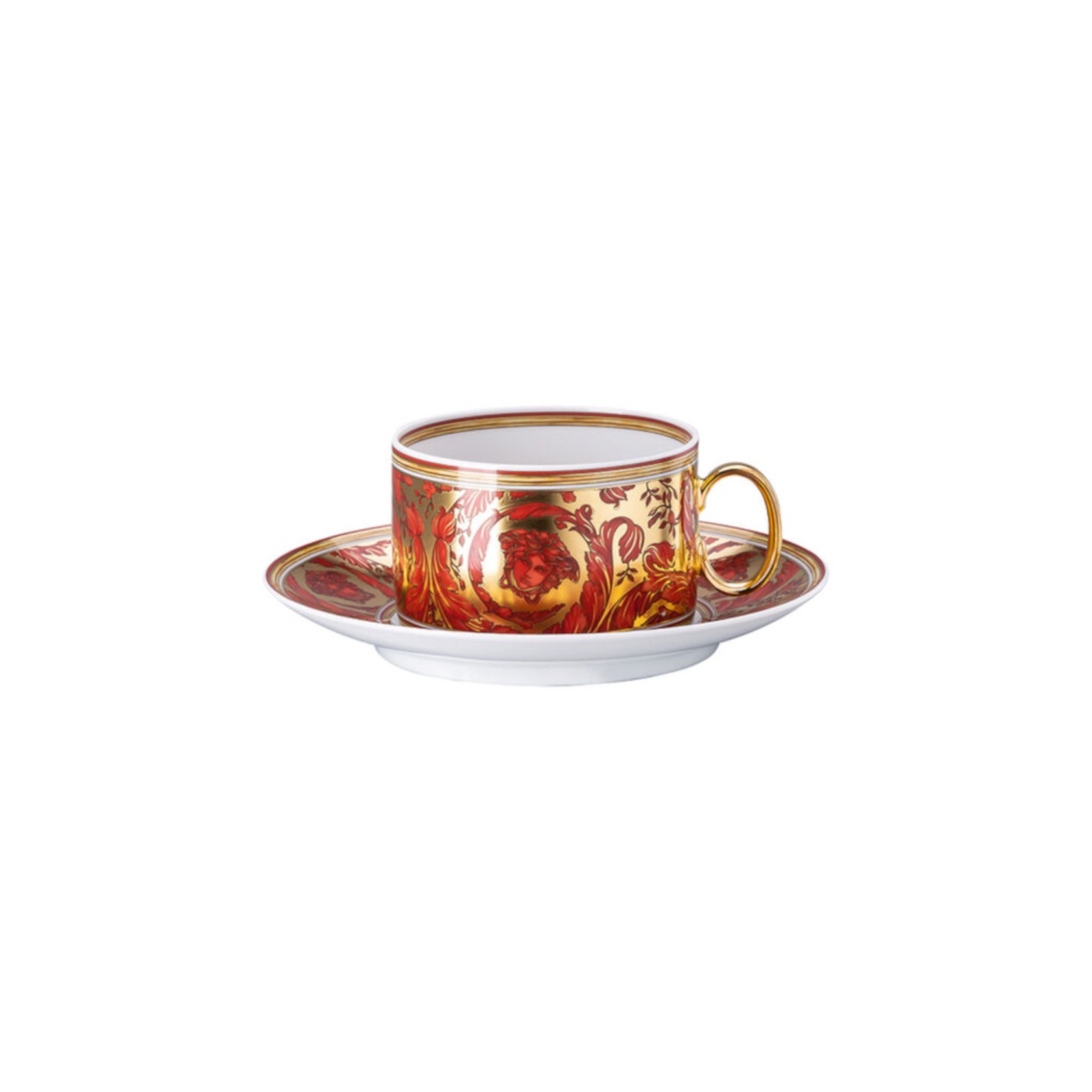 Medusa Garland Tea Cup and Saucer Versace Rosenthal