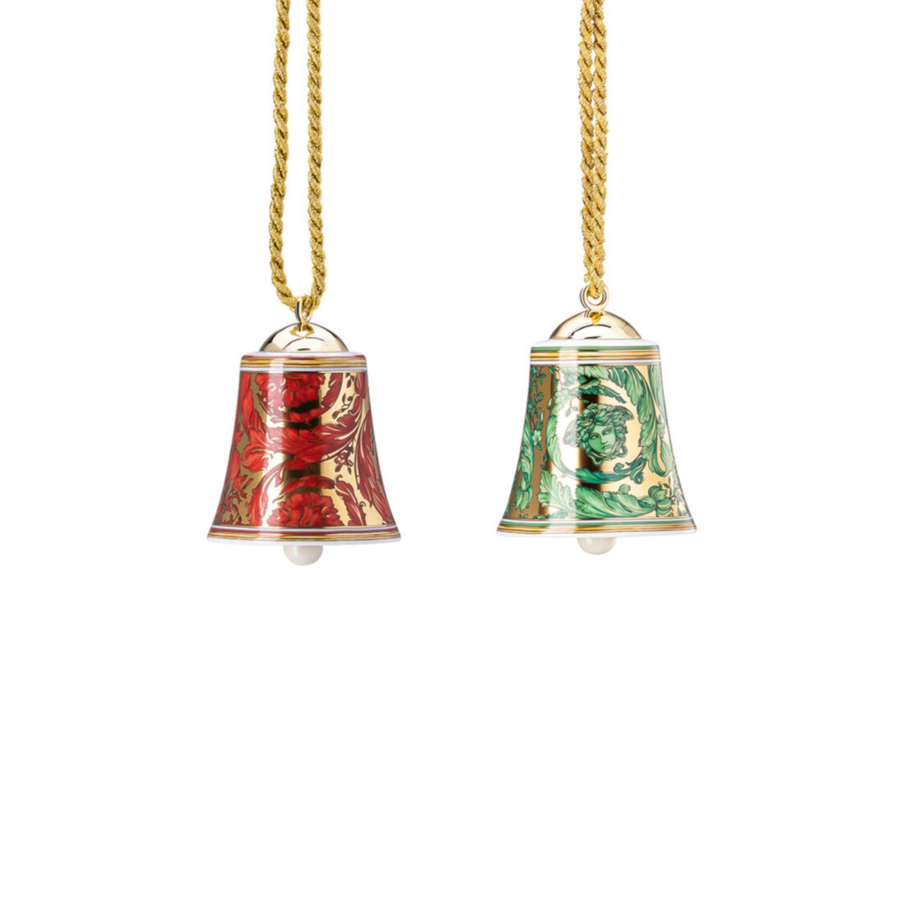 Medusa Garland Christmas Bell Set Versace Rosenthal