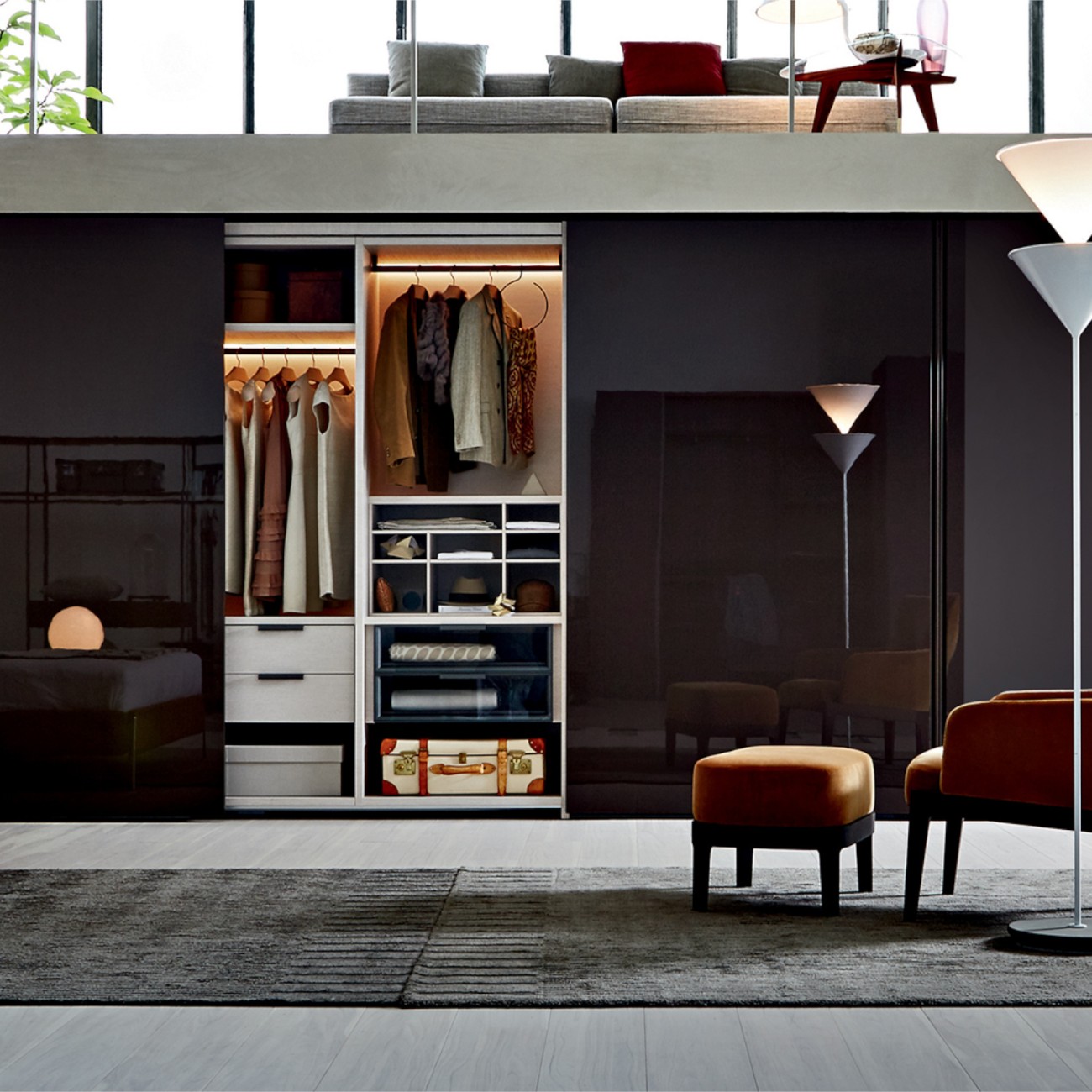 Gliss Master A Filo Wardrobe Molteni&C