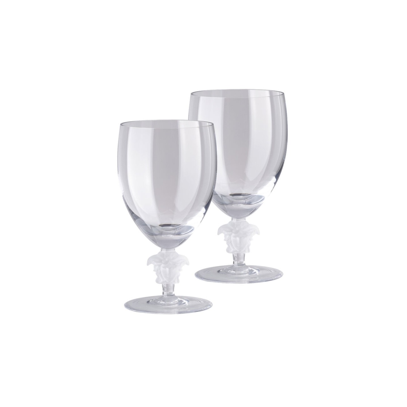 Medusa Lumière 2nd Edition Pair of Water Glass Versace Rosenthal