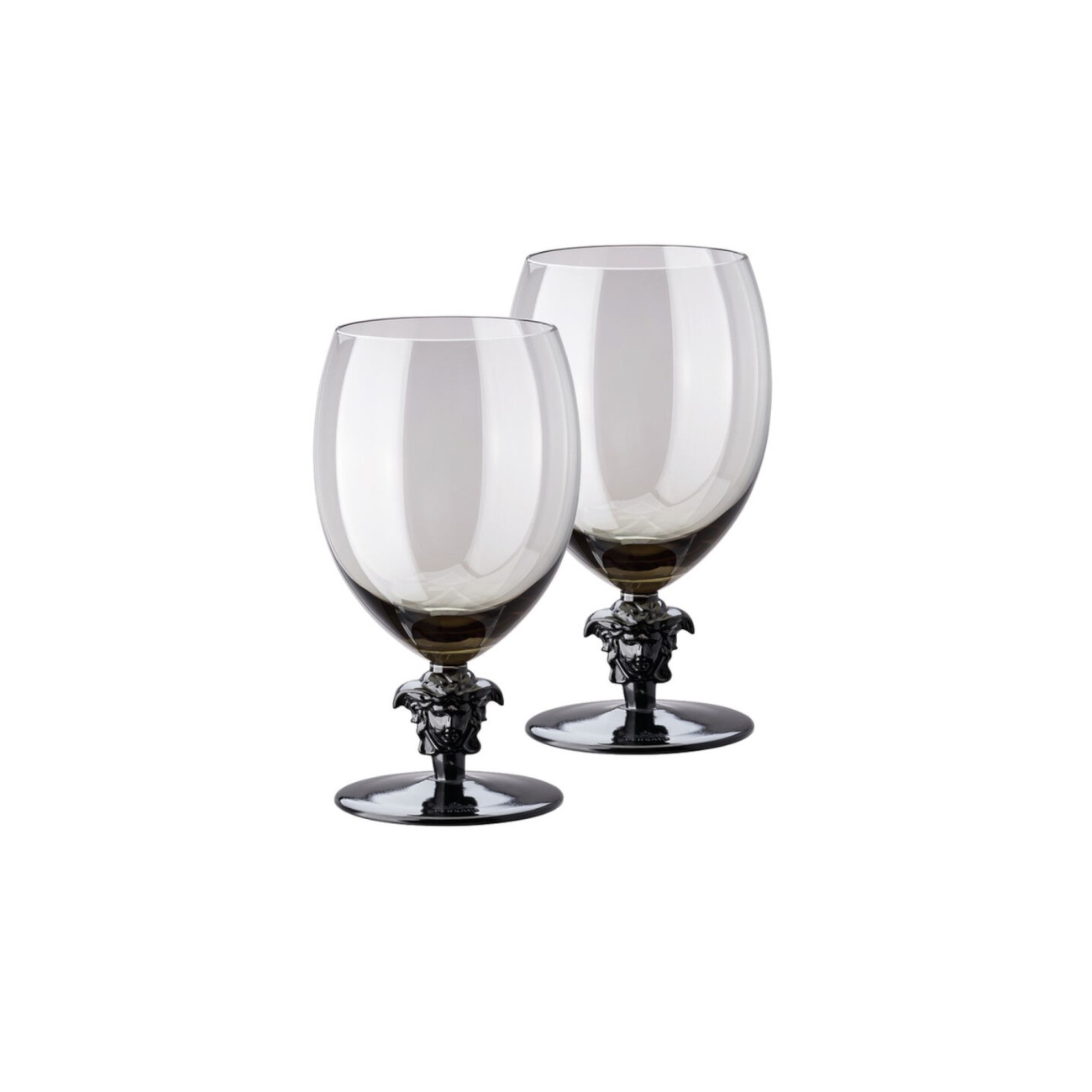 Medusa Lumière 2nd Edition Pair of Water Glass Versace Rosenthal