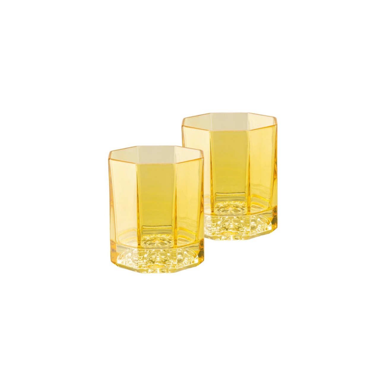 Medusa Lumière Rhapsody Amber Pair of Whisky Glass Versace Rosenthal