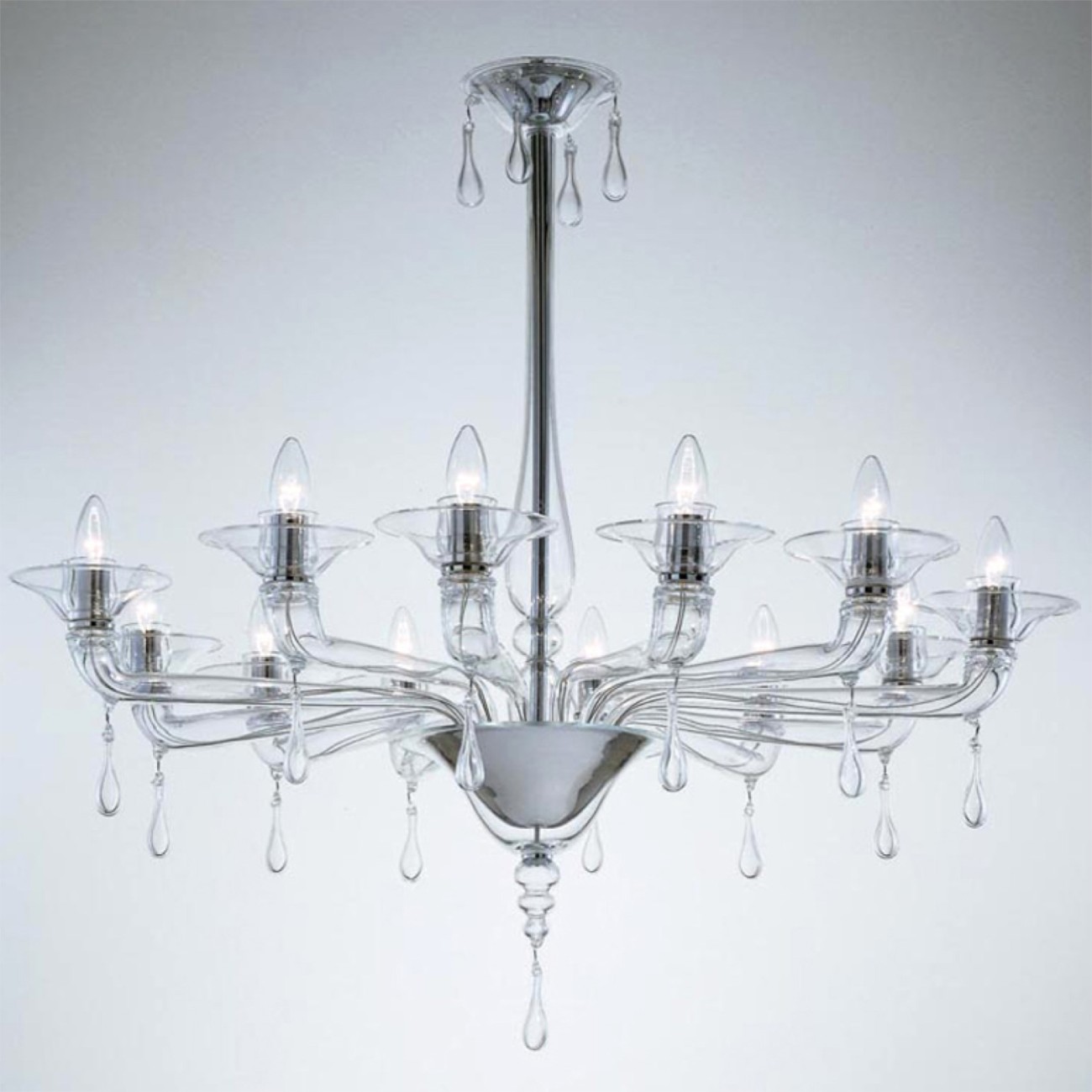 Scarlatti Chandelier Venini