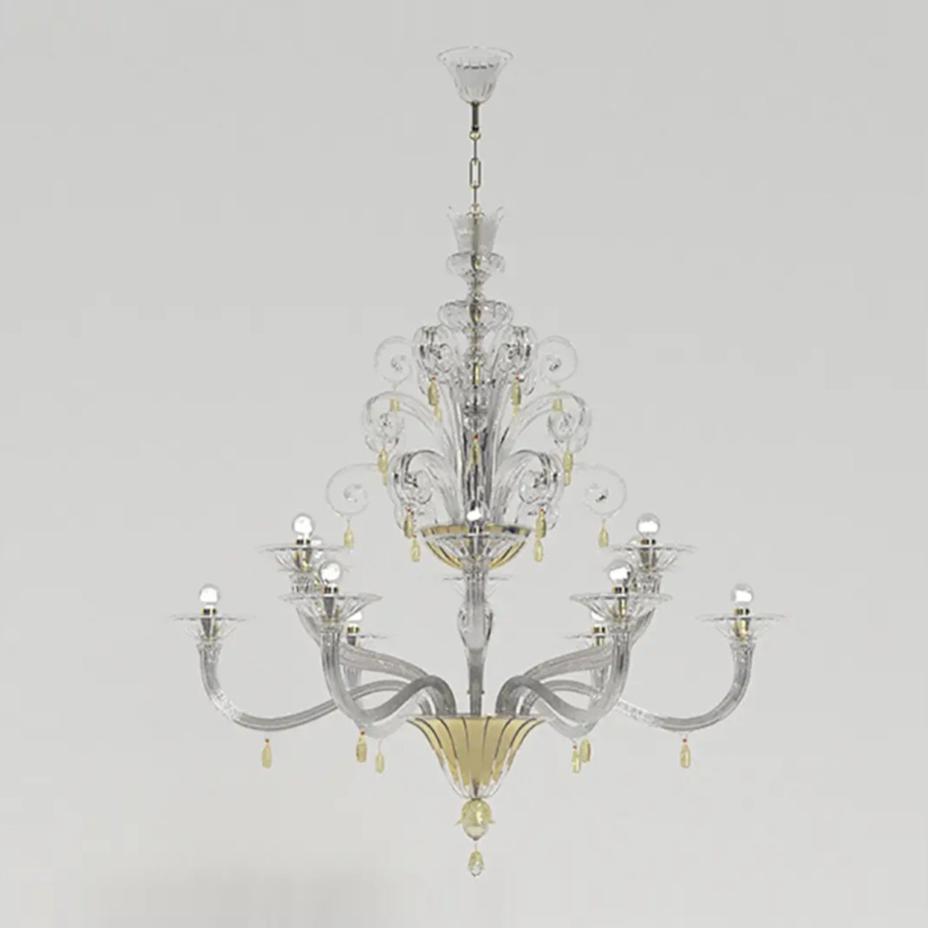 Vittoriale 99.60.01.12 Chandelier Venini