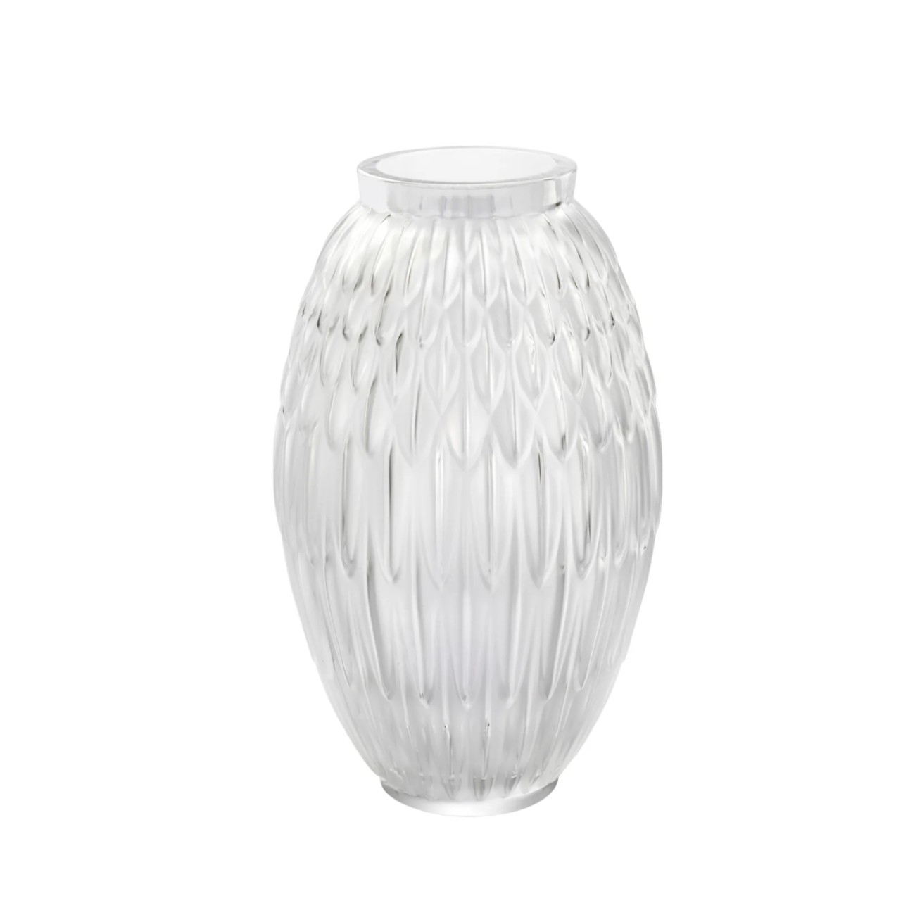 Plumes Large Vase Lalique