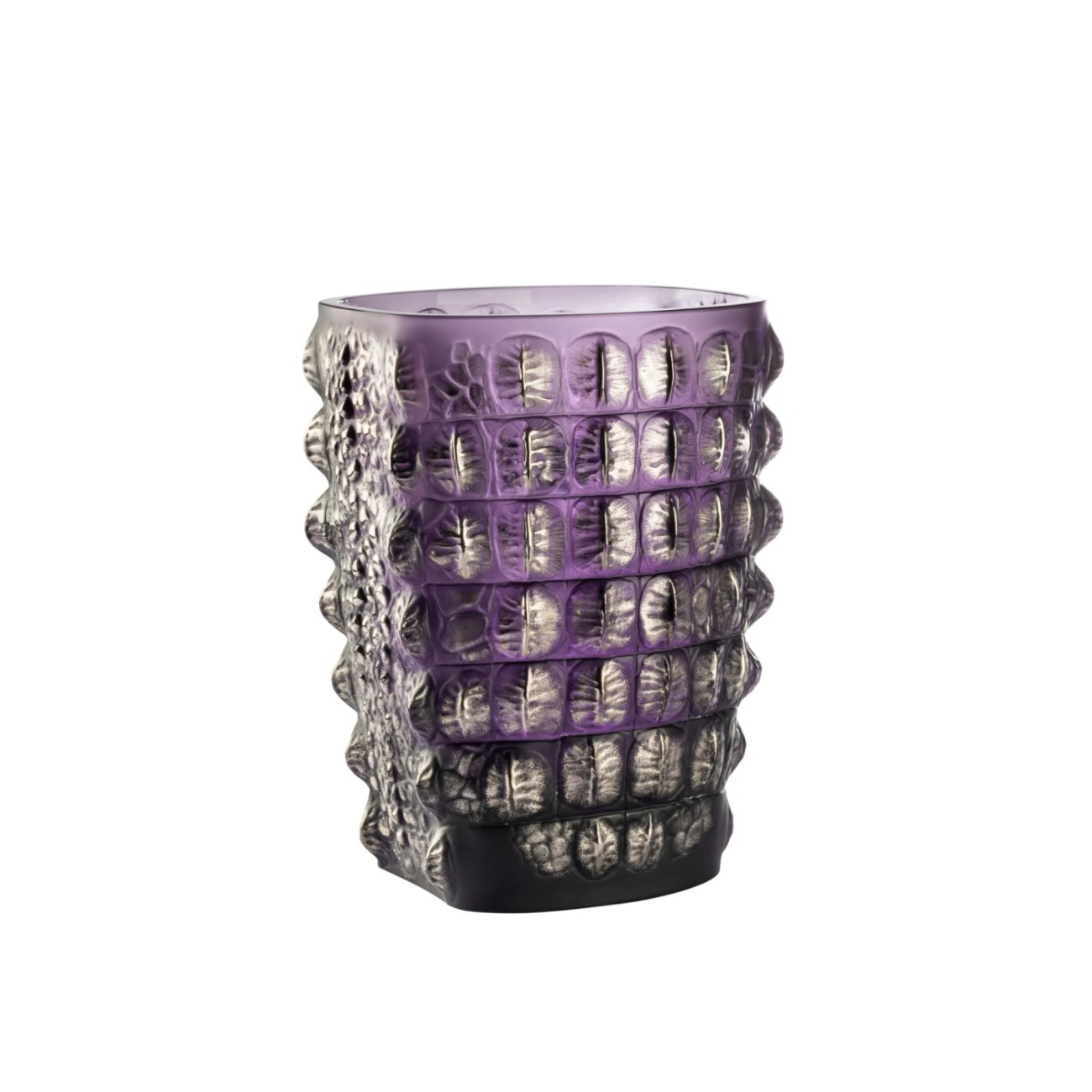 Croco Purple Vase Lalique