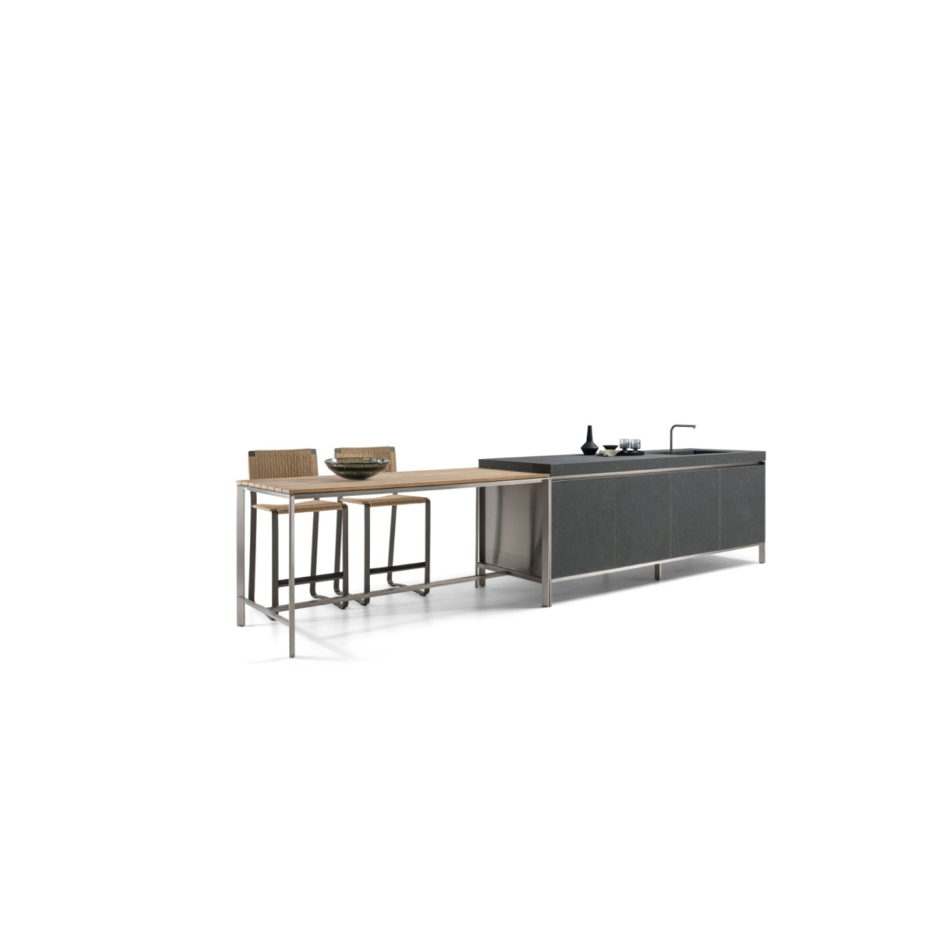 Helios Outdoor Modular Kitchen Molteni&C