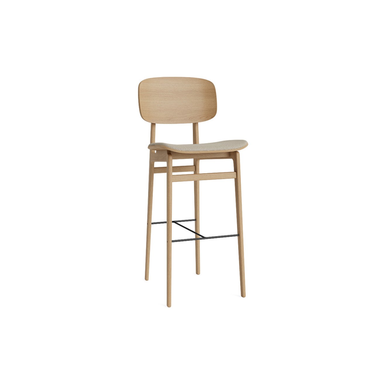 NY11 Bar Stool with Backrest NORR11