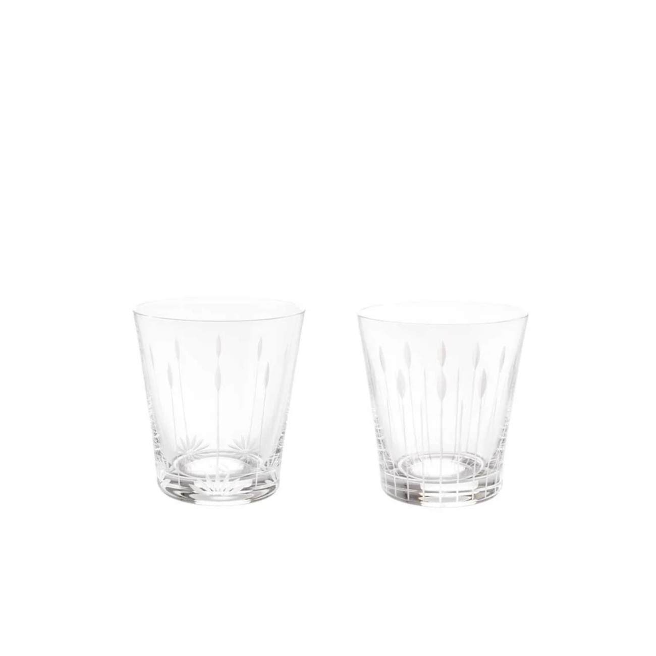 Lotus Buds and Blossoms Tumblers Lalique