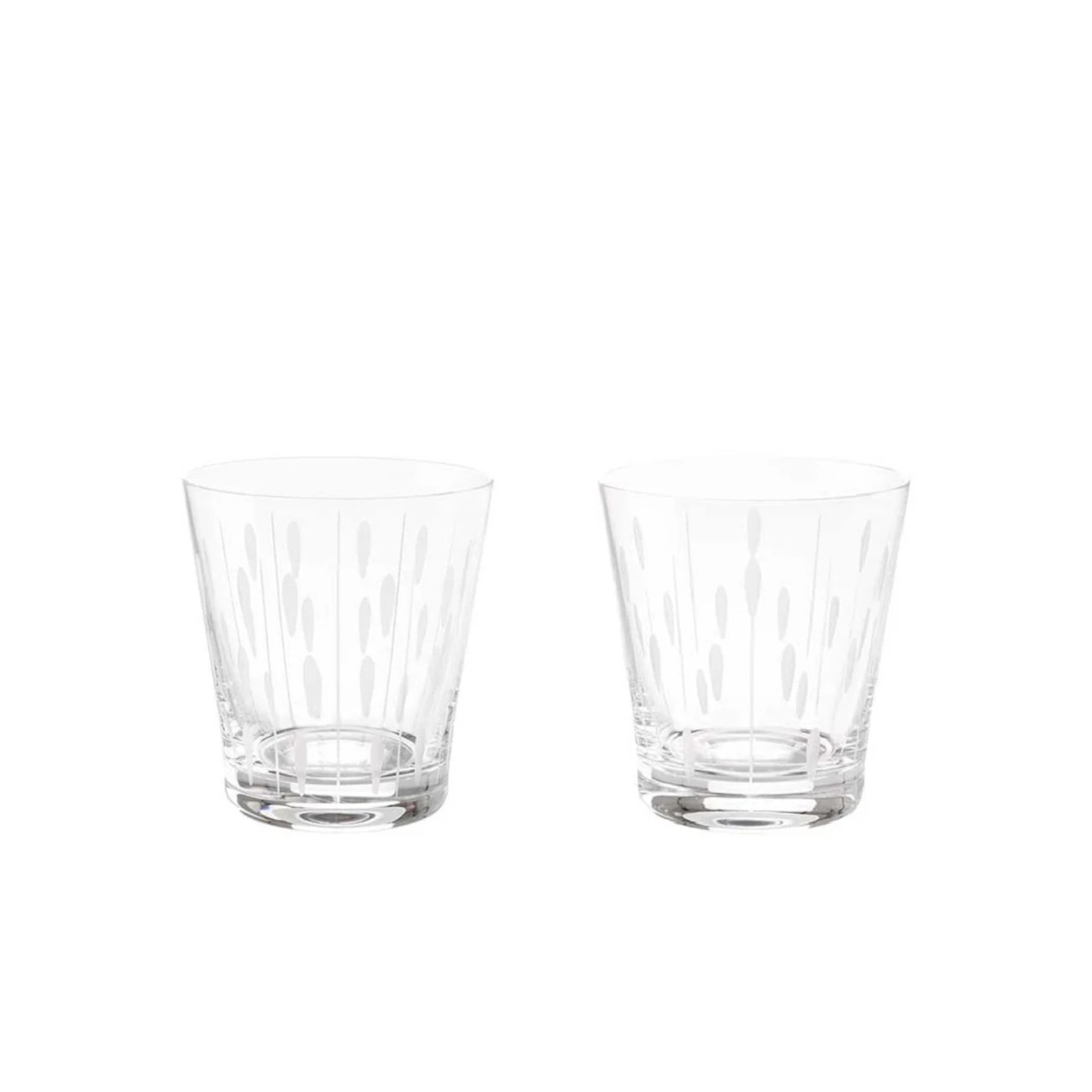 Lotus Dew and Drops Tumblers Lalique