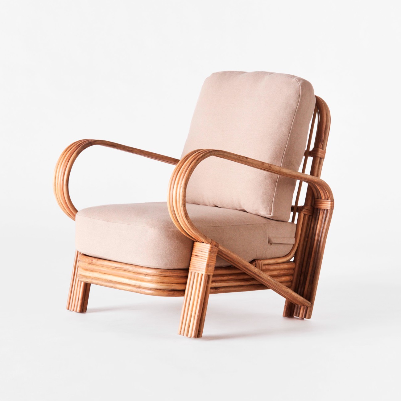 Bamboo Lounge Chair Dusty Deco