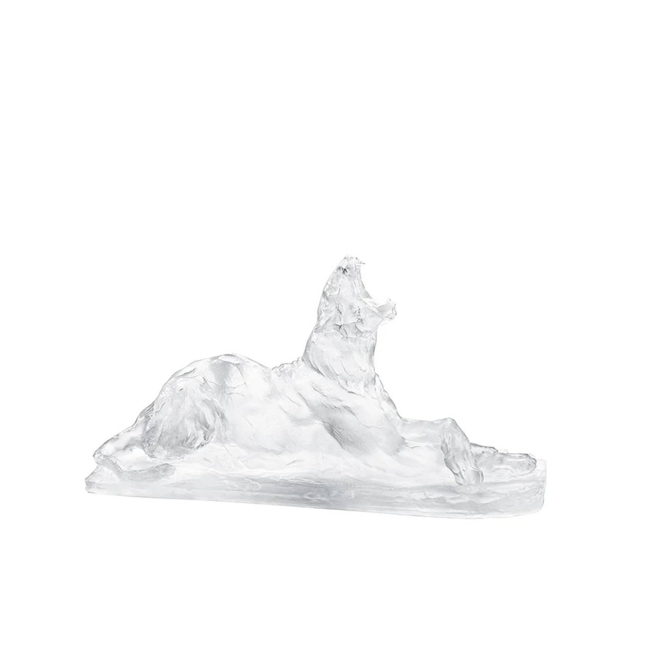 Yawning Lioness Sculpture Lalique