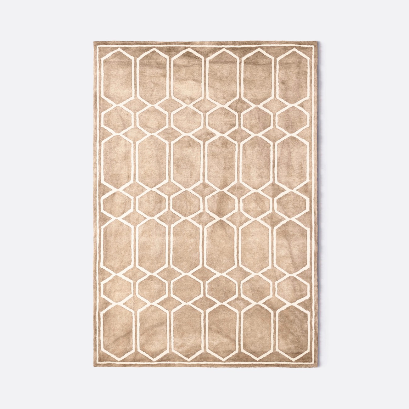 Tie Dye Rug Beige Dusty Deco