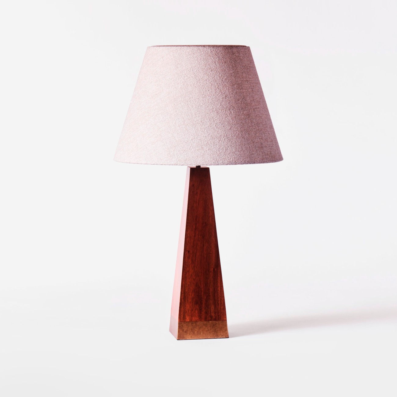 Pyramid Table Lamp Dusty Deco