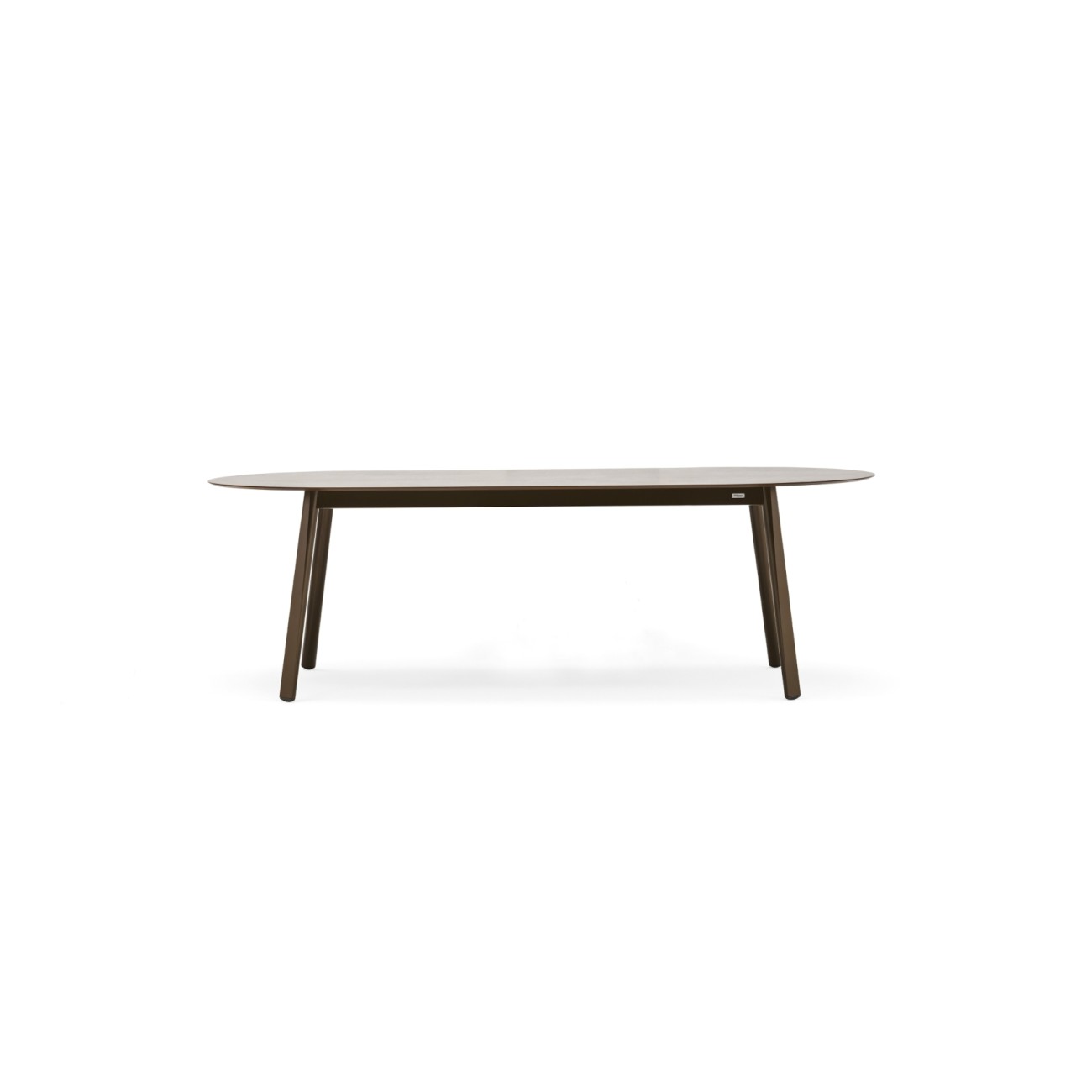 Ellisse Table with Aluminium Legs Varaschin