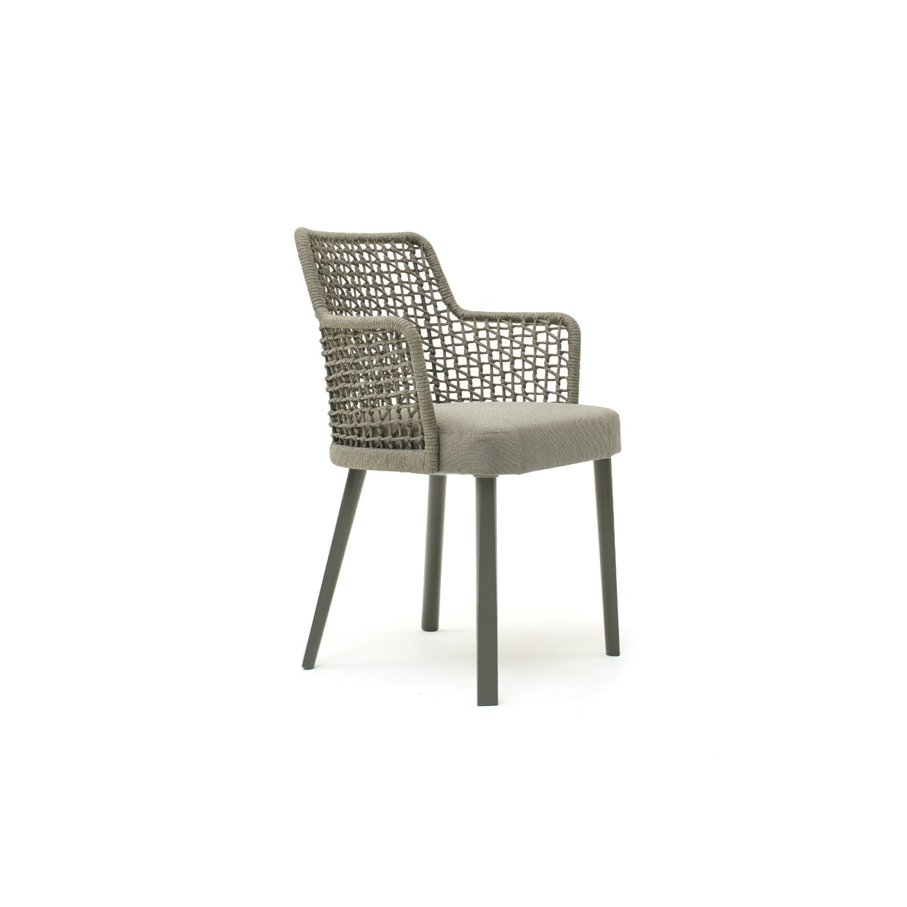 Emma Armchair with Weaving Backrest Varaschin