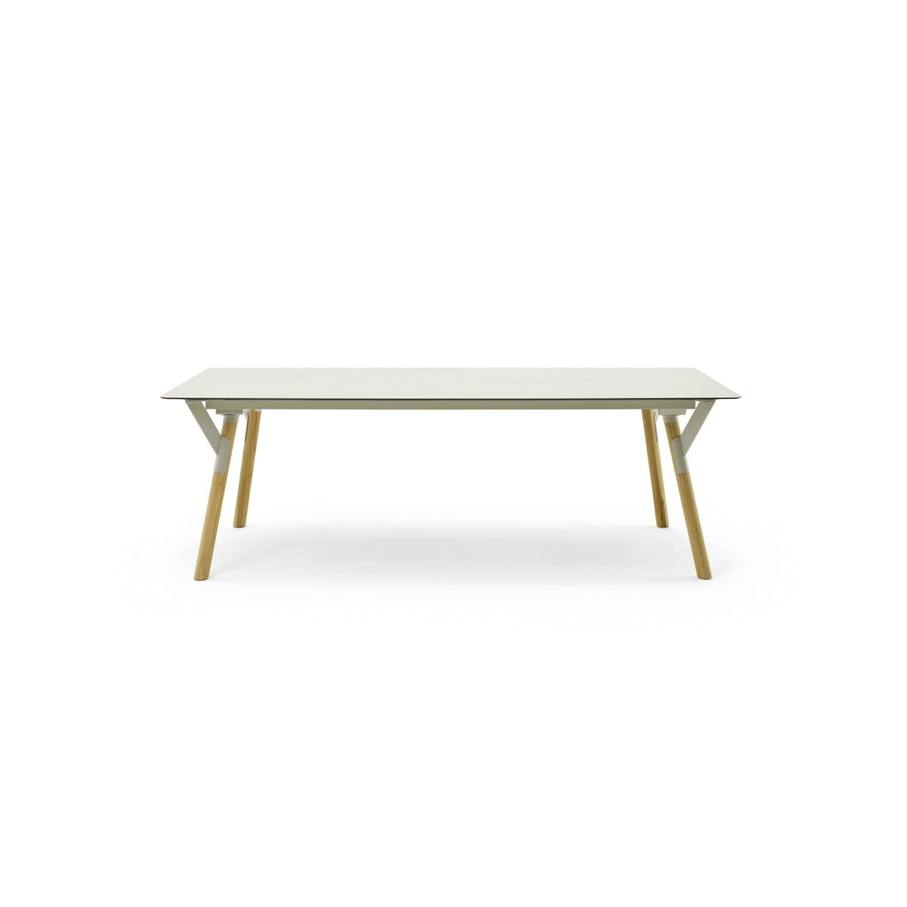 Link Table with Teak Legs Varaschin