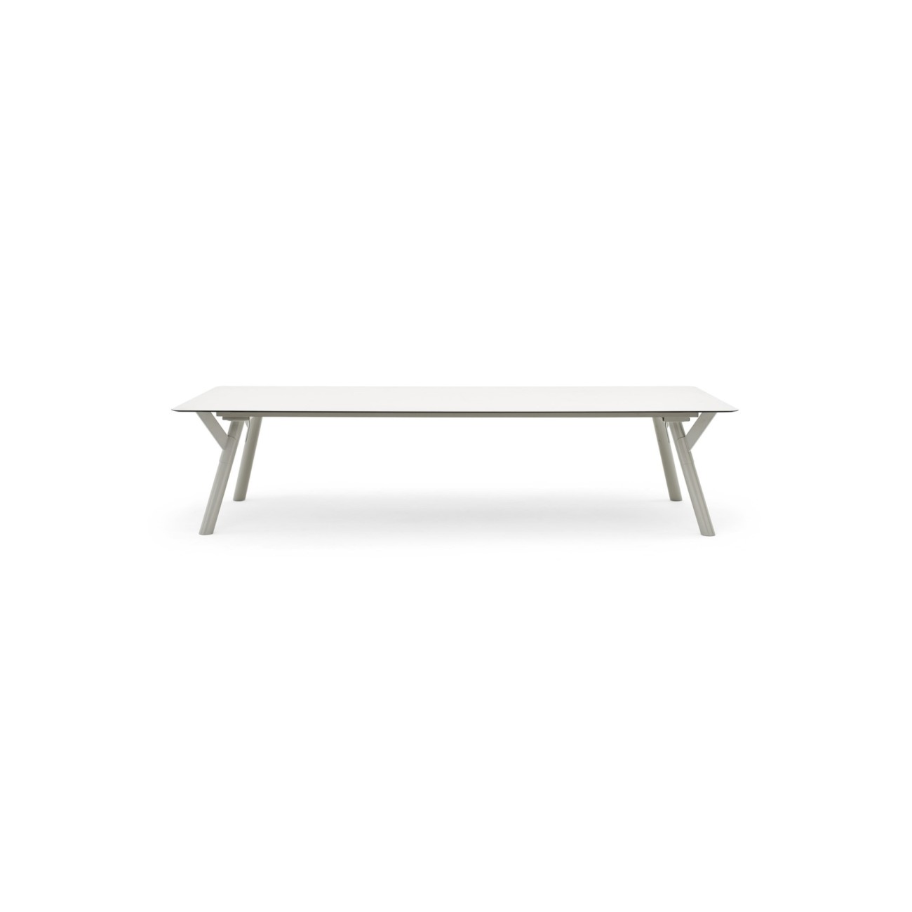 Link Low Table with Aluminium Legs Varaschin