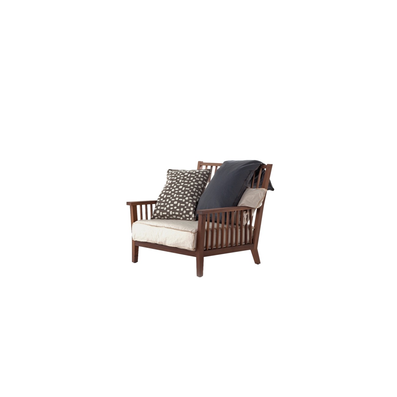 Gray Lounge Armchair Gervasoni