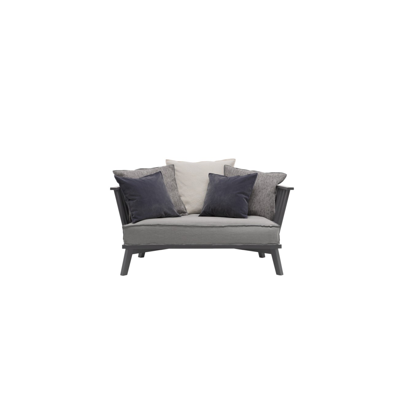 Gray Small Sofa Gervasoni