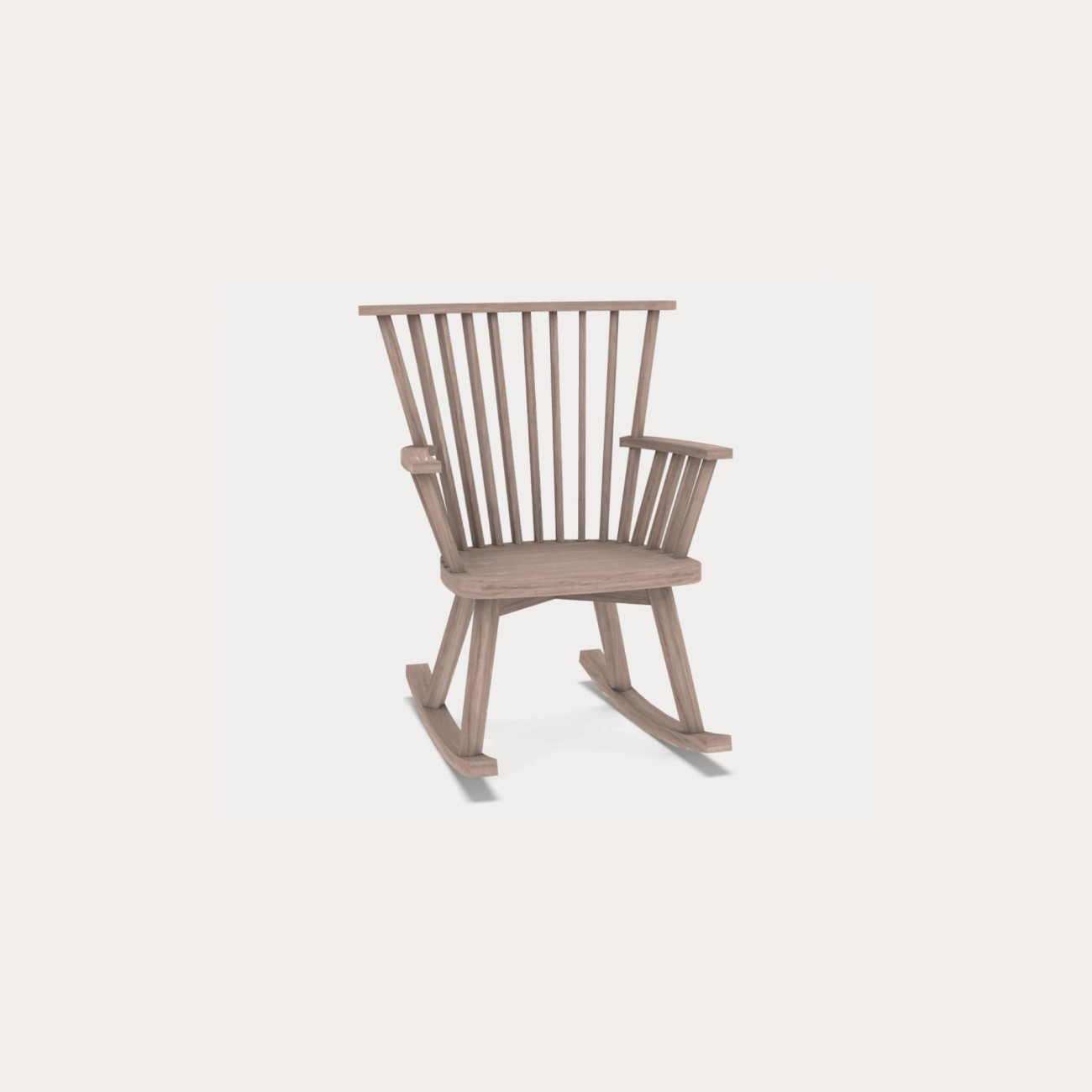 Gray Rocking Chair Gervasoni