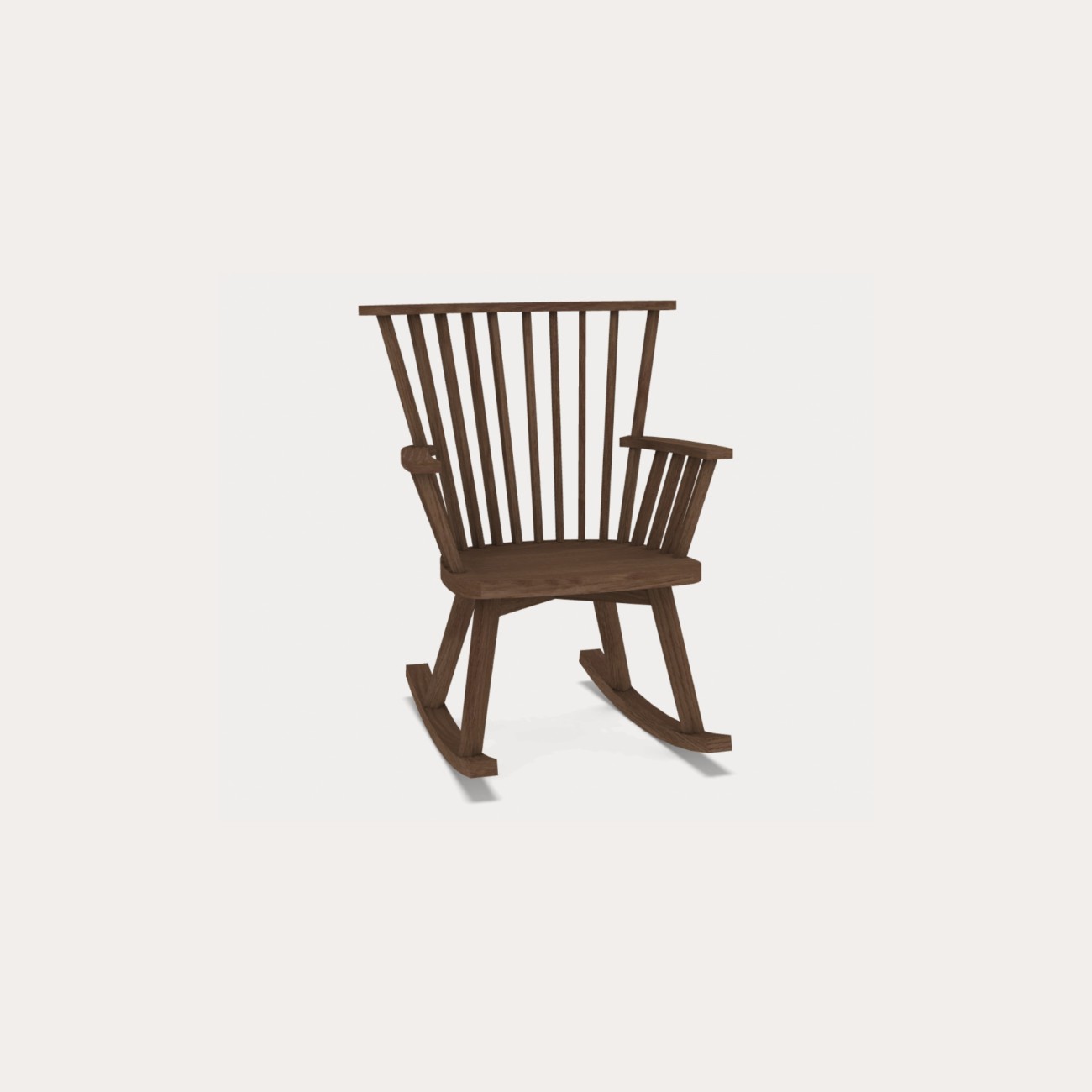 Gray Rocking Chair Gervasoni