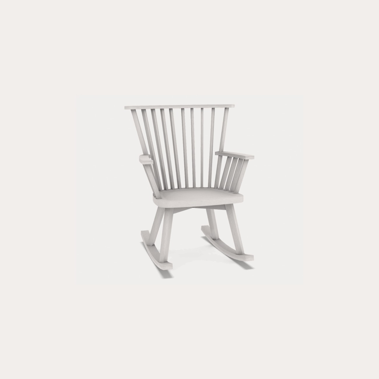 Gray Rocking Chair Gervasoni