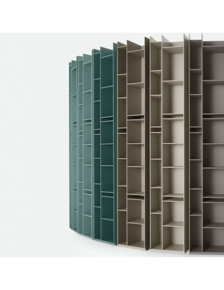 Random Bookcase MDF Italia - Undomus