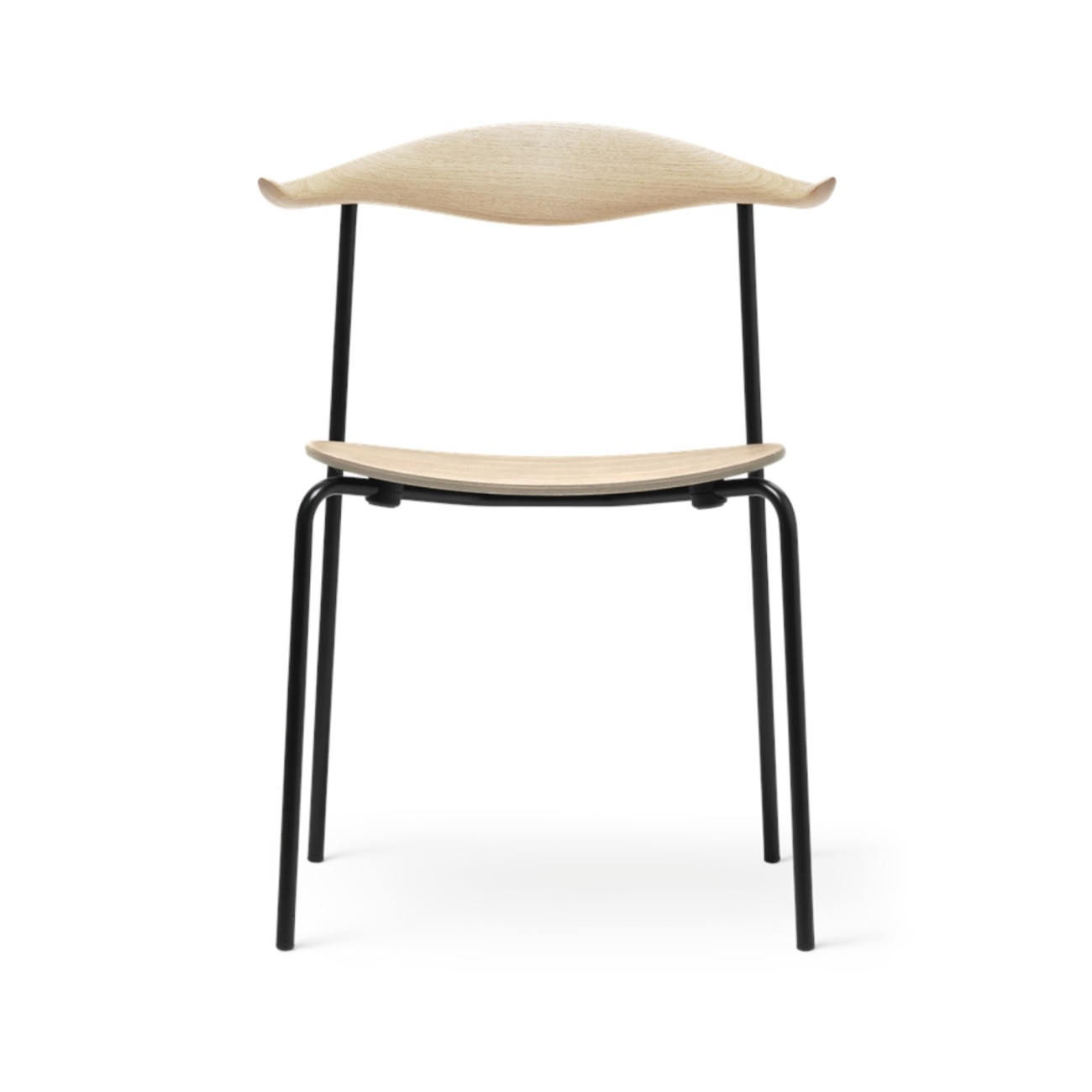 CH88T Chair Black Steel Oak Soap Carl Hansen & Son