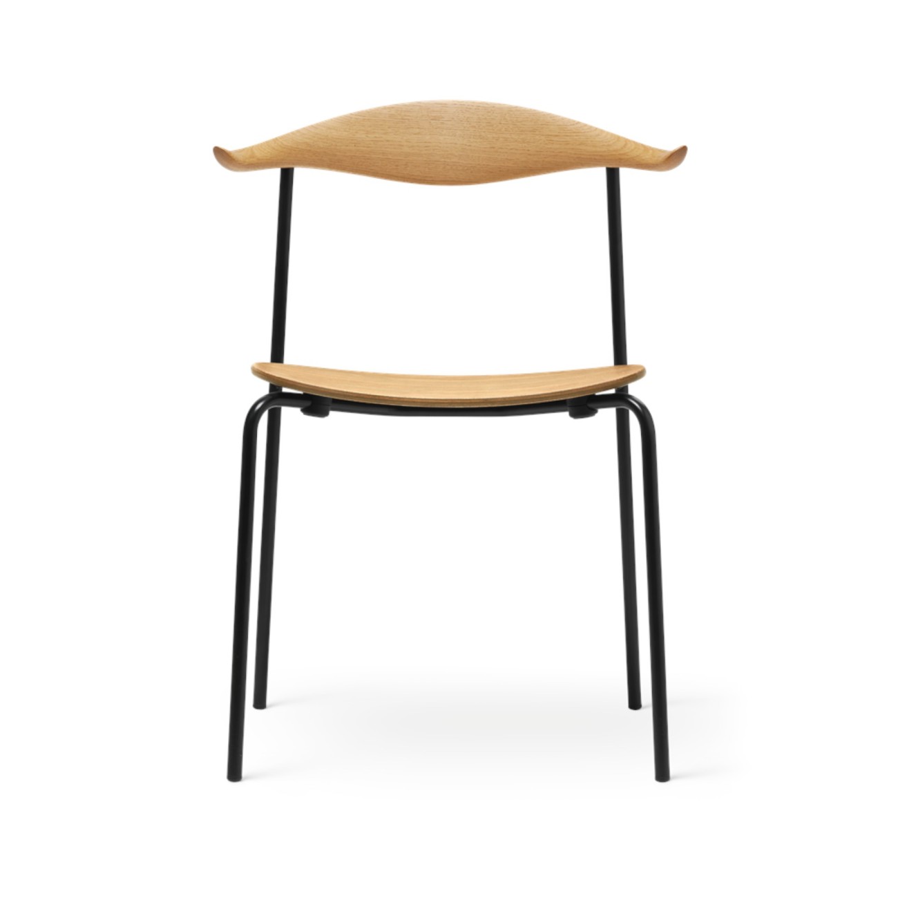 CH88T Chair Black Steel Oak Oil Carl Hansen & Son