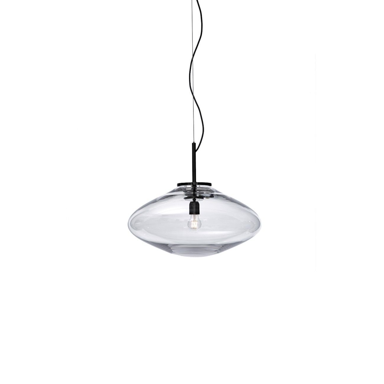 Disc Clear Pendant Lamp Bomma