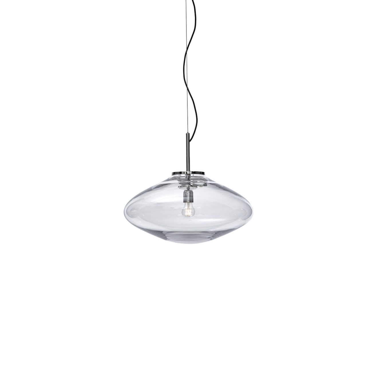 Disc Clear Pendant Lamp Bomma