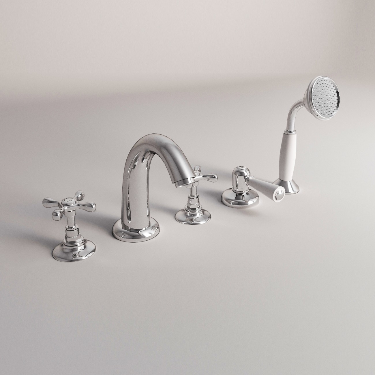 James 5-holes Deck-mounted Bathtub Mixer Park Avenue