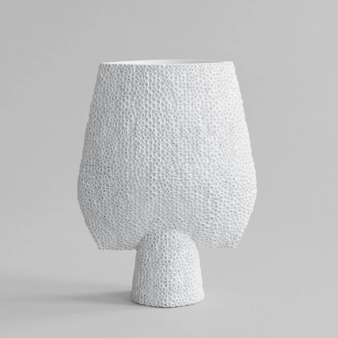 Sphere Bone White Square Shisen Big Vase 101 Copenhagen