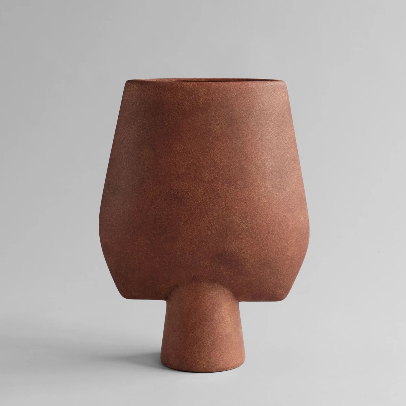 Sphere Terracotta Square Big Vase 101 Copenhagen