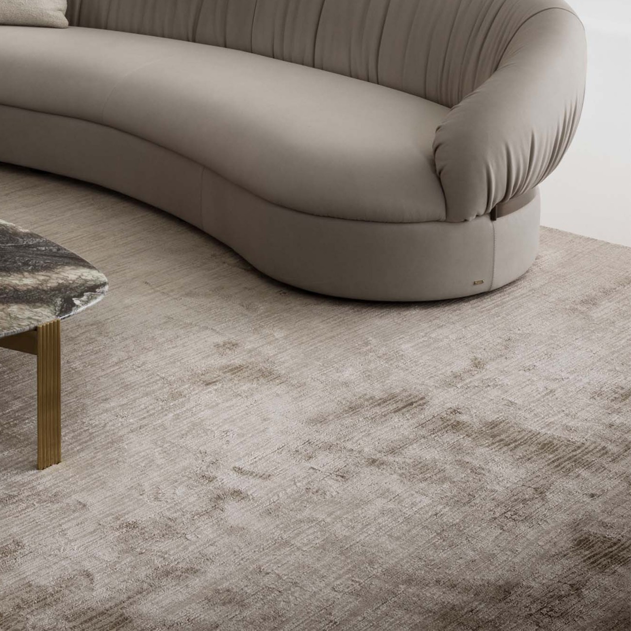 Line Bronze Rug Rugiano