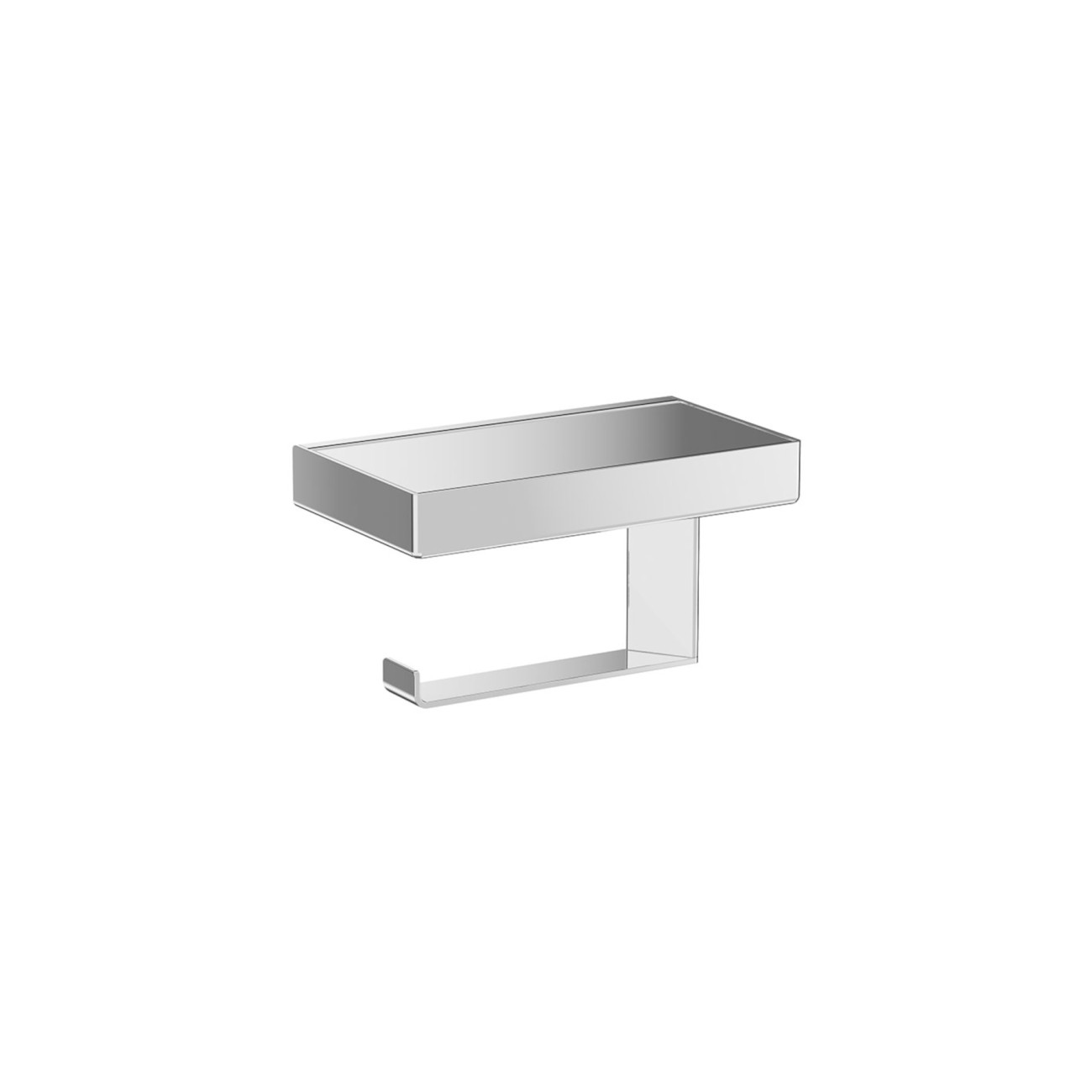 Indissima Chrome A88K5 Paper Holder with Cover Inda