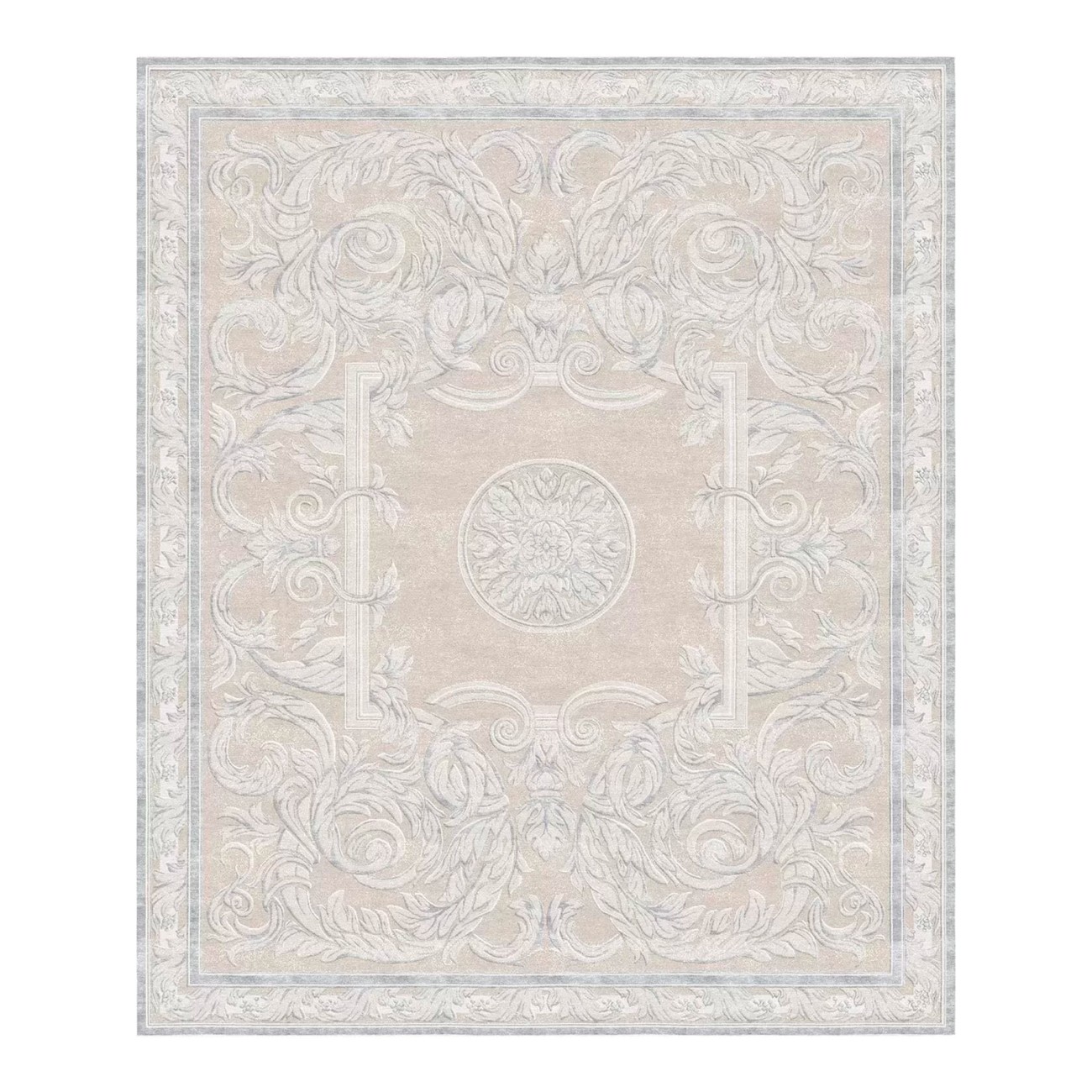 Aubusson Heraldy Rug Tapis Rouge