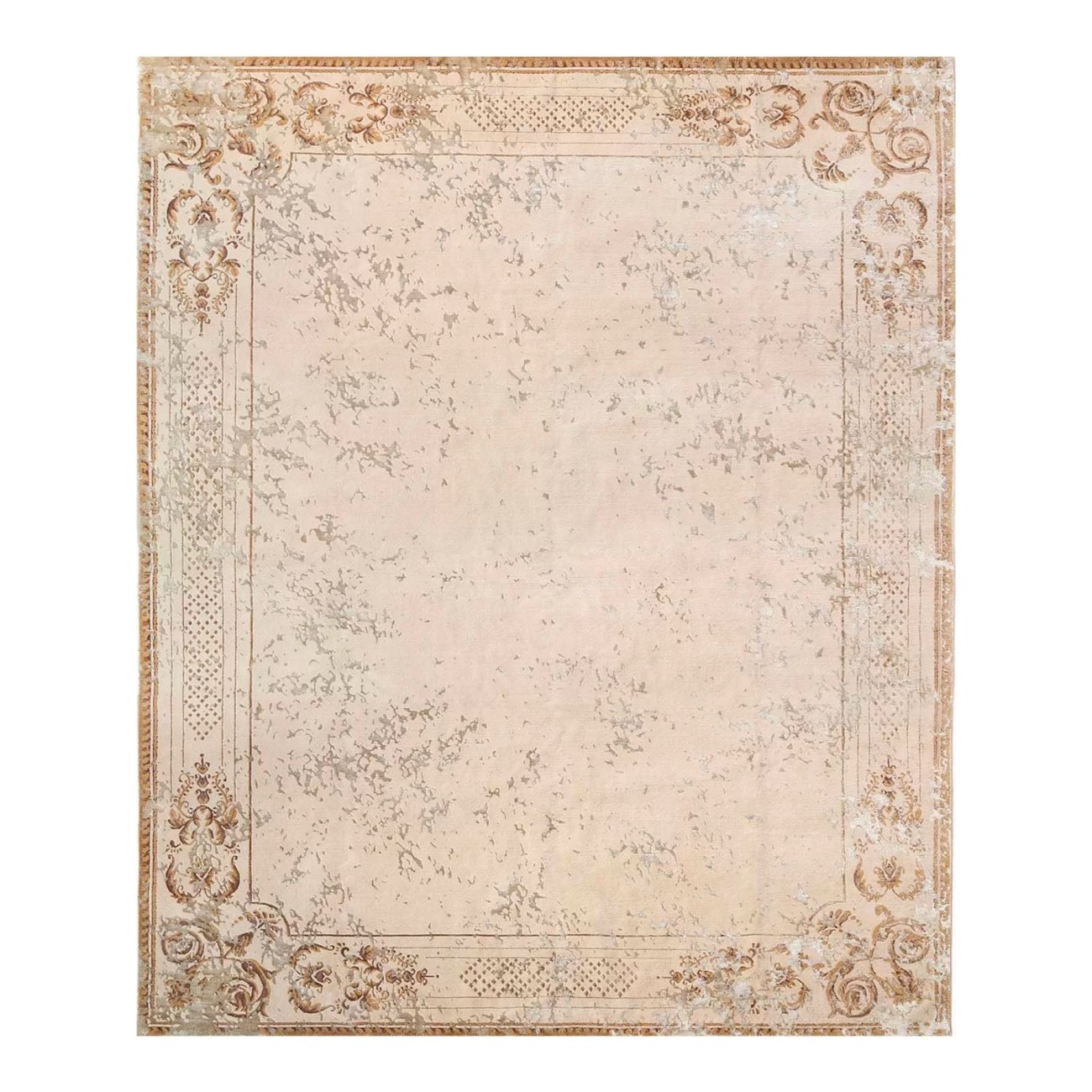 Ornate Stucco Rug Tapis Rouge