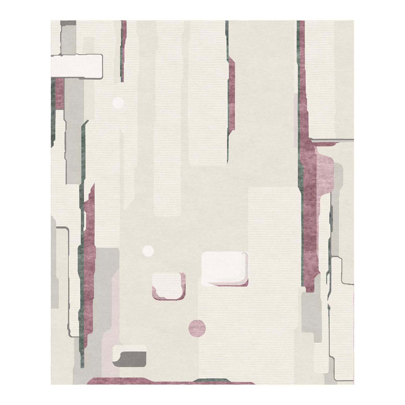 Composition V.II Rug Tapis Rouge