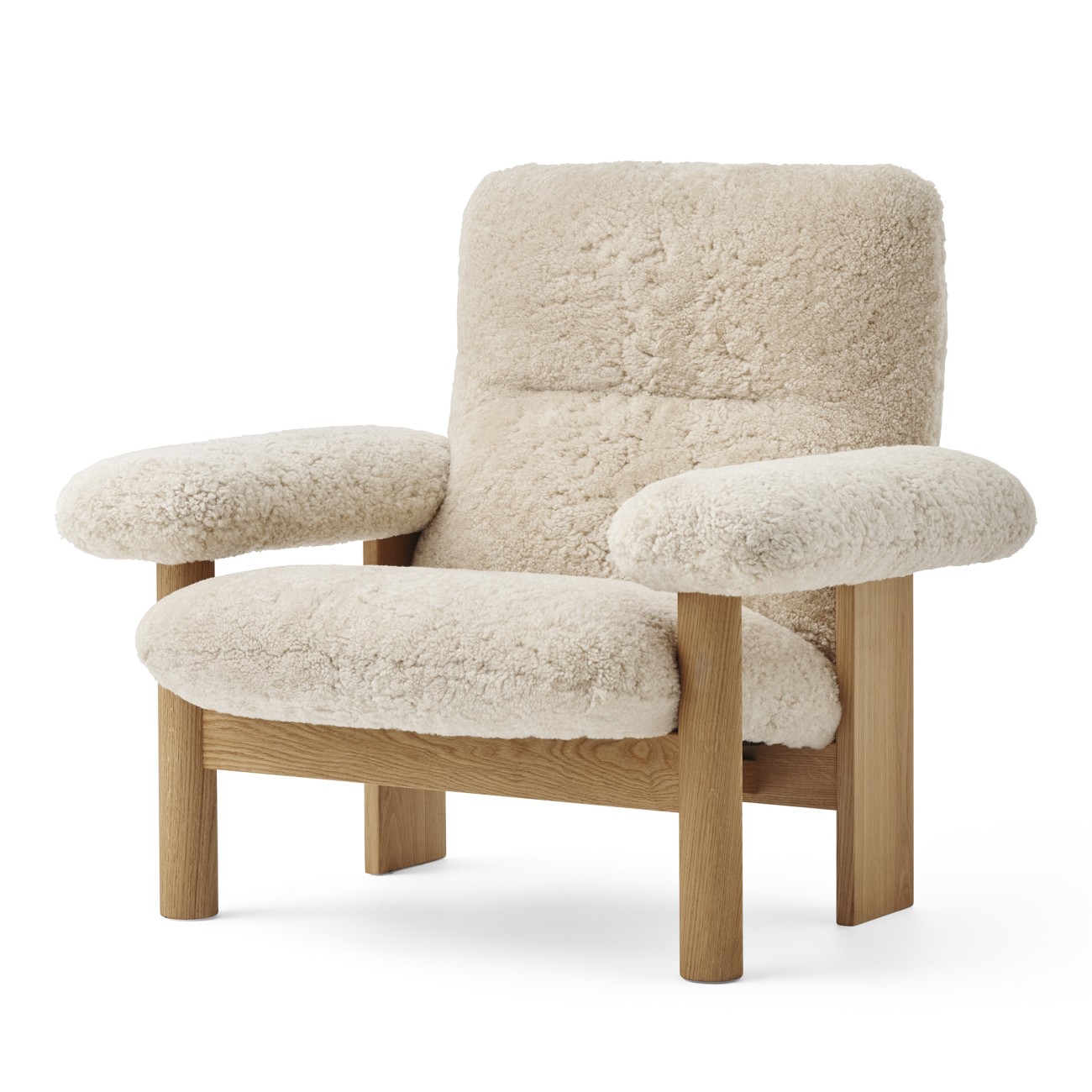 Brasilia Lounge Chair Sheepskin Audo Copenhagen