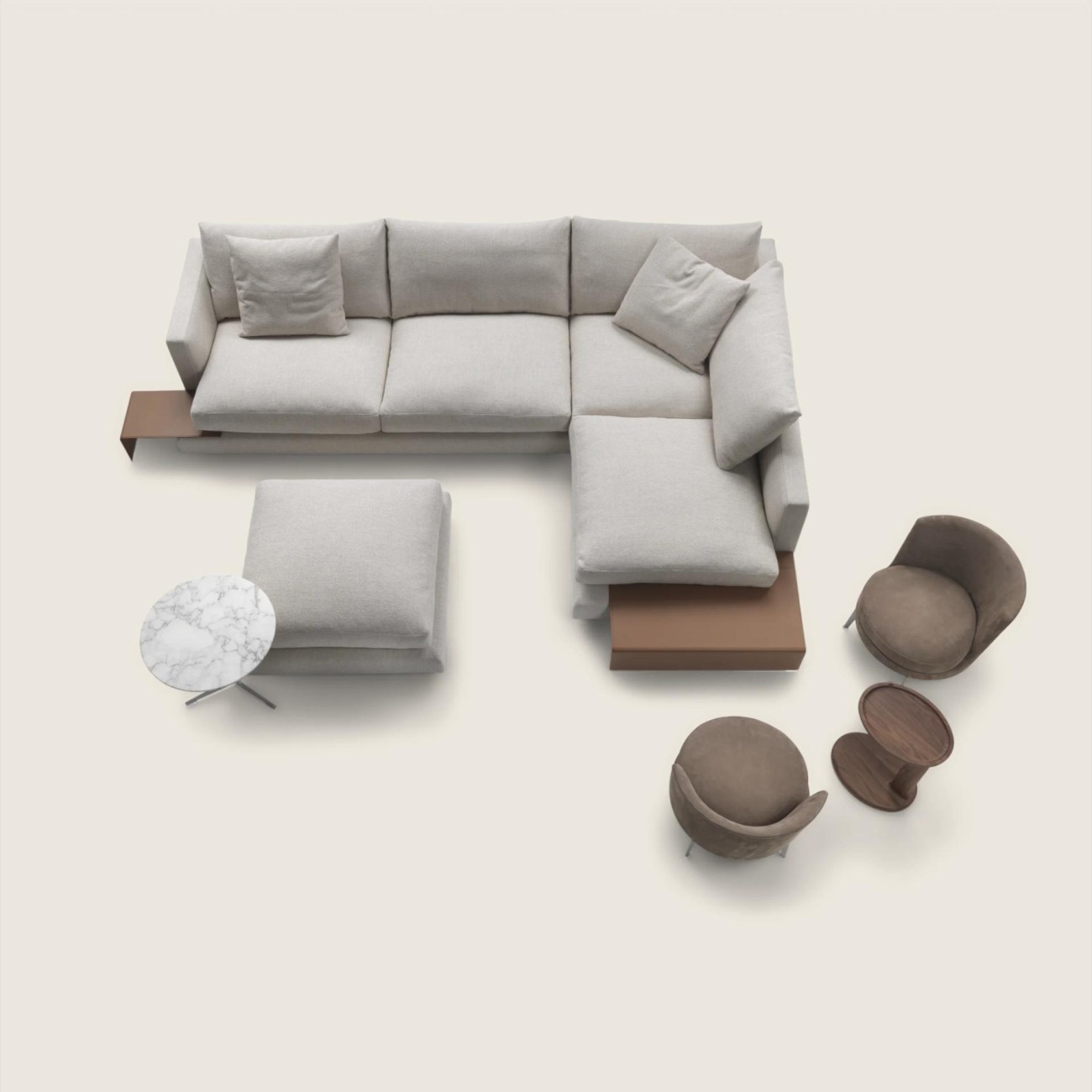 Long Island 05 Modular Sofa Flexform - Undomus